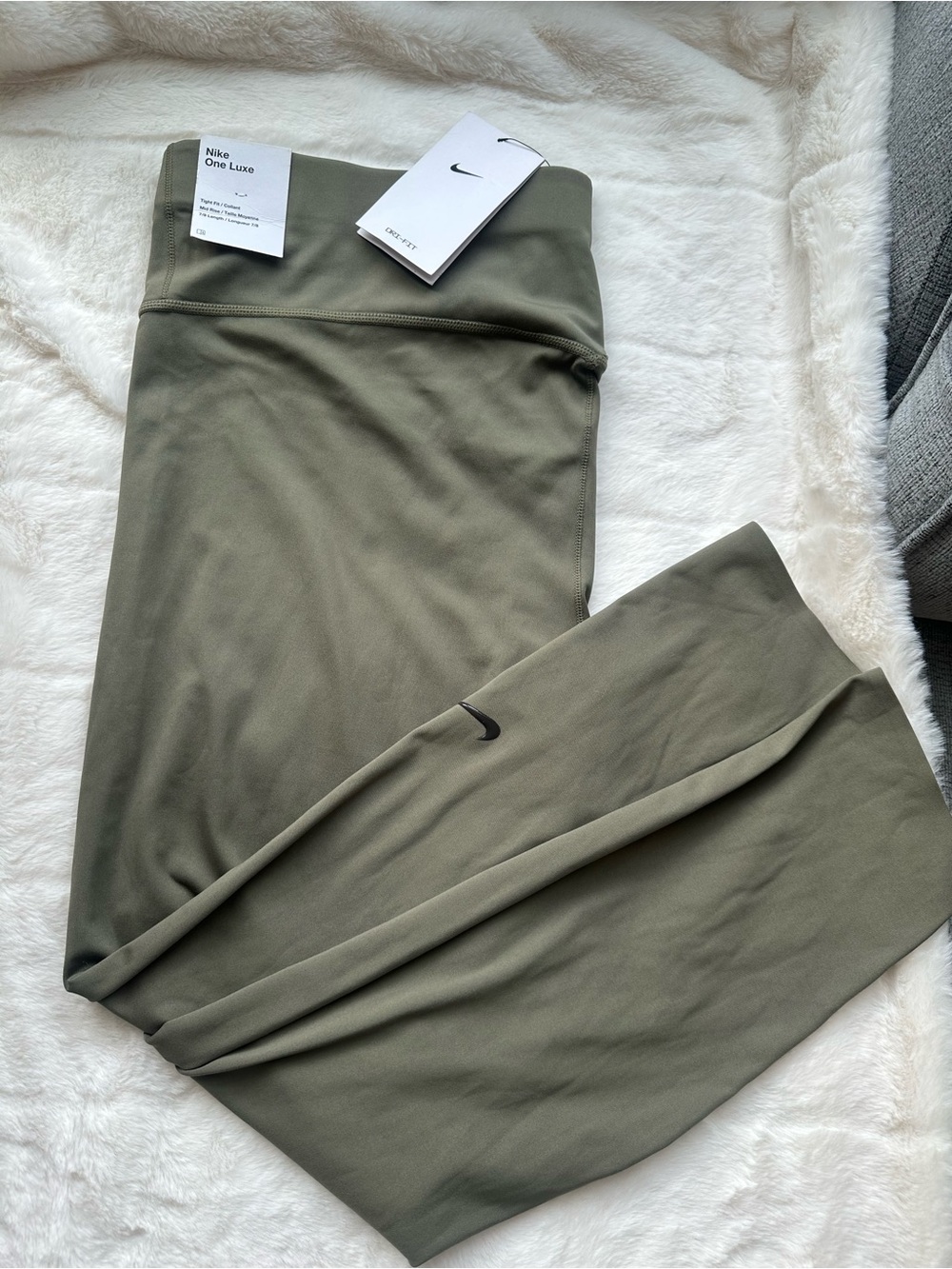 Nike Olive Green One Luxe Leggings
